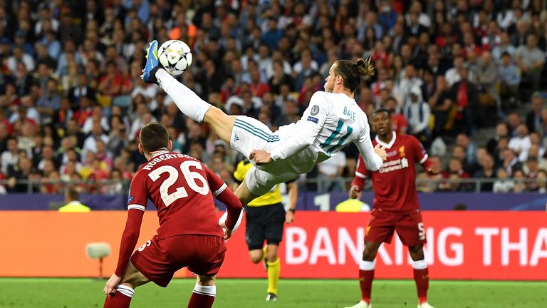 Real Madrid 3-1 Liverpool: Gareth Bale scores stunning goal in Champions League final | Football News | Sky Sports